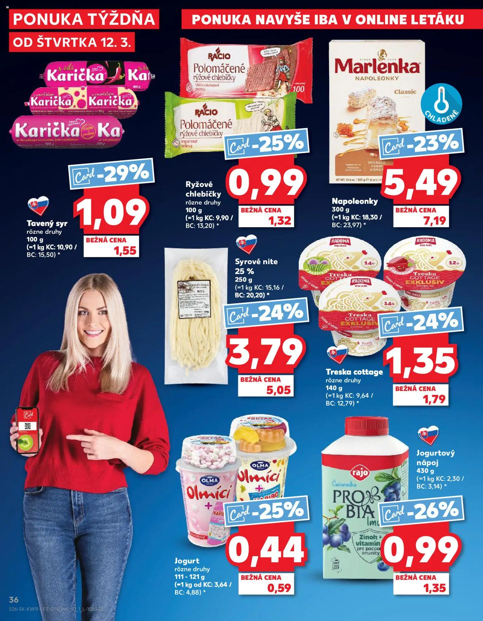 Kaufland SK akciós ujság - amely érvényes a következő dátumtól: 12.03.2026 | Oldal: 36