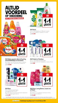 Jumbo - Folder week 7 - Voorbeeld van een folder van Jumbo, geldig van 11.02.2026 | Pagina: 24 | Producten: Deodorant, Ostyalap, Kan, Conditioner