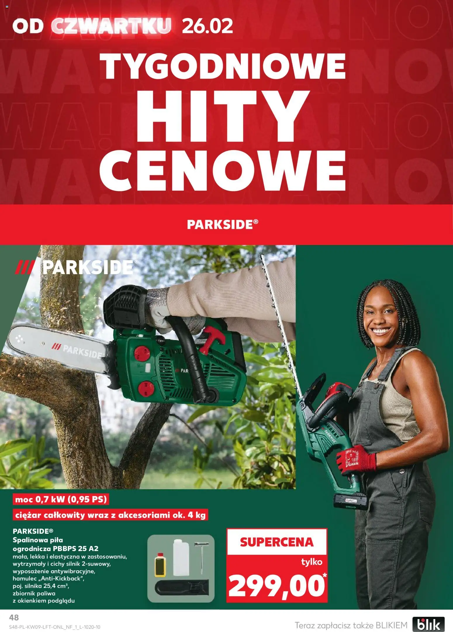 Kaufland Polsko leták od 26.02.2026 | Strana: 48 | Produkty: Parkside, Pila