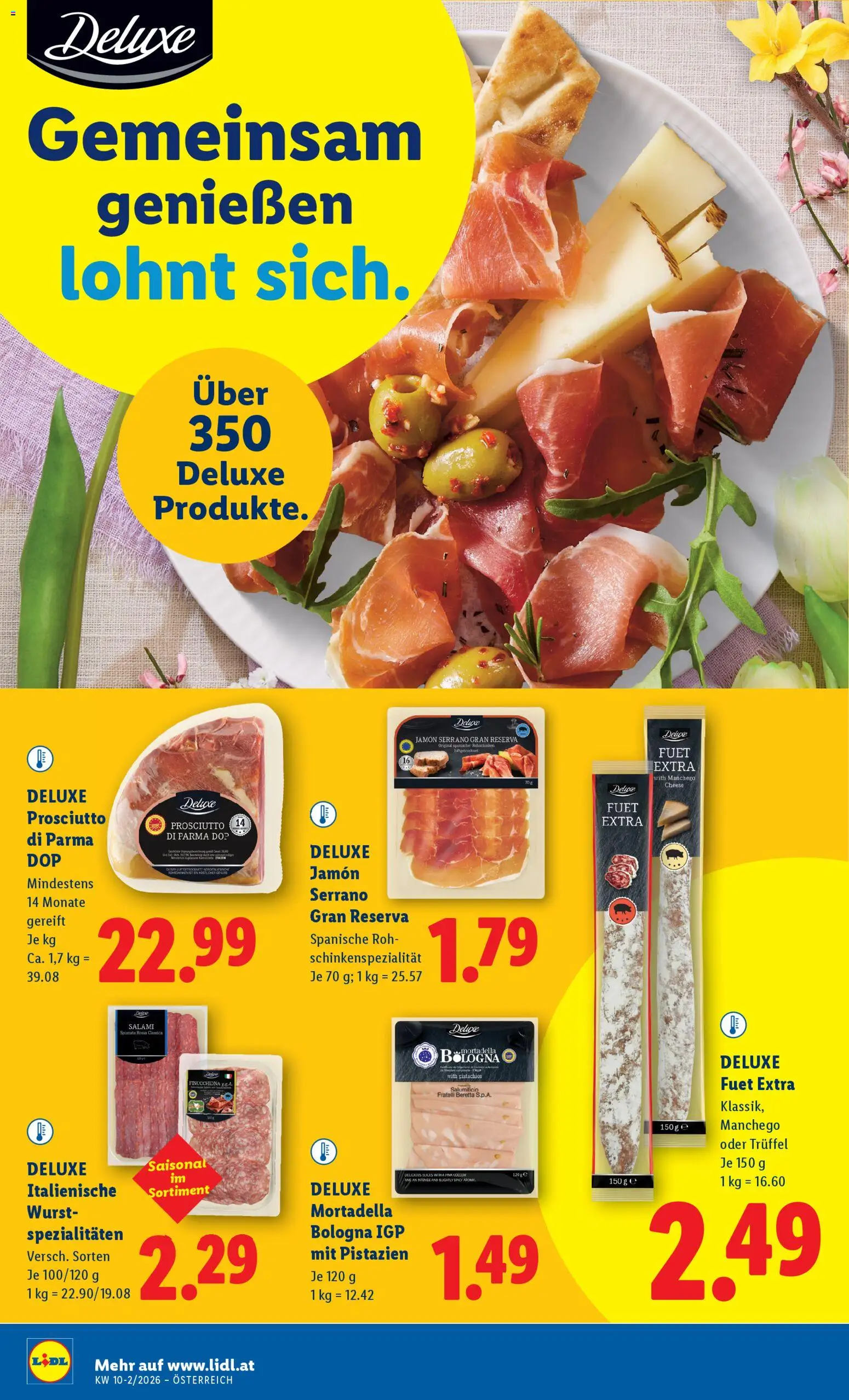 Lidl Flugblatt - Oberpullendorf, Güssing, Oberwart gültig ab 05.03.2026 | Seite: 14 | Produkte: Wurst, Salami