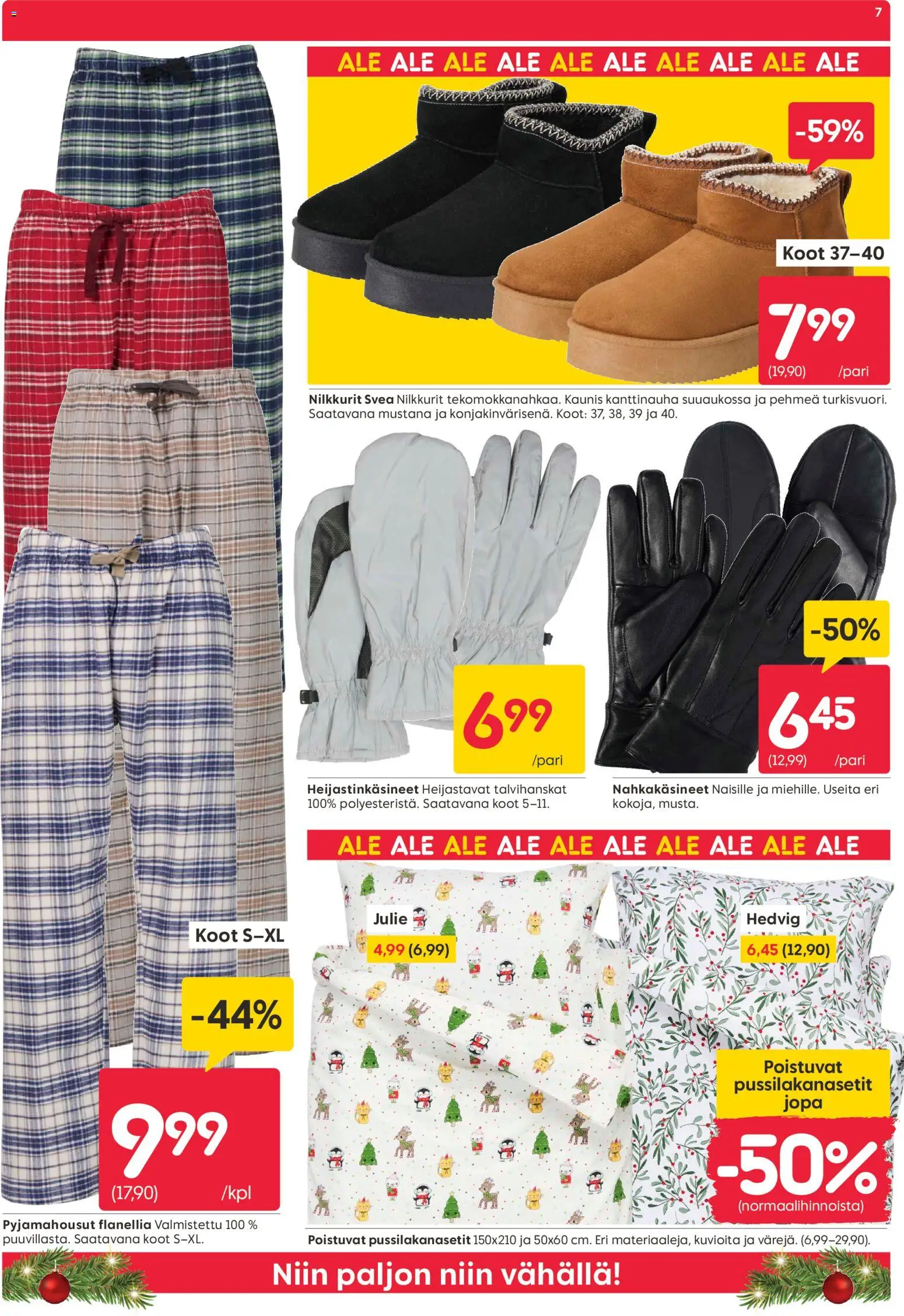 Rusta tarjoukset – voimassa 24.12.2025 alkaen | Sivu: 7 | Tuotteet: Nilkkurit