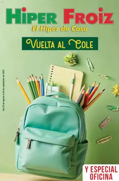Vista previa Froiz Vuelta al Cole válido desde el 25.08.2025
