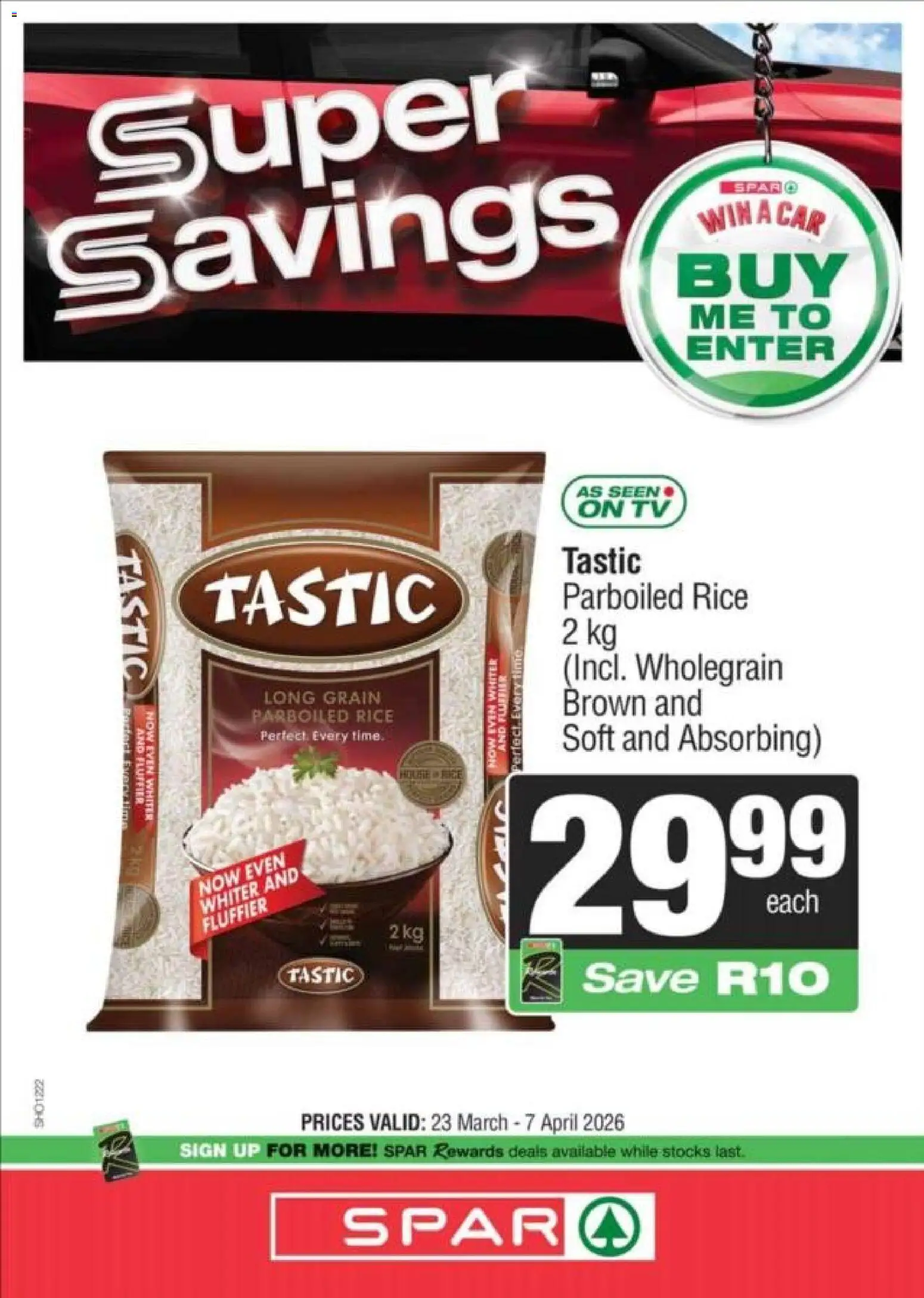 New KWIKSPAR catalogue – valid from 23.03.2026 | Page: 17 | Products: TV, Rice