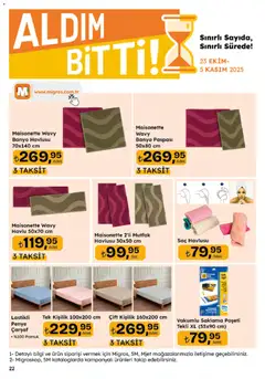 23.10.2025 tarihinden itibaren geçerli olan Migros kataloğu önizlemesi | Sayfa: 113 | Ürünler: Çatal, Sarımsak, Tava seti