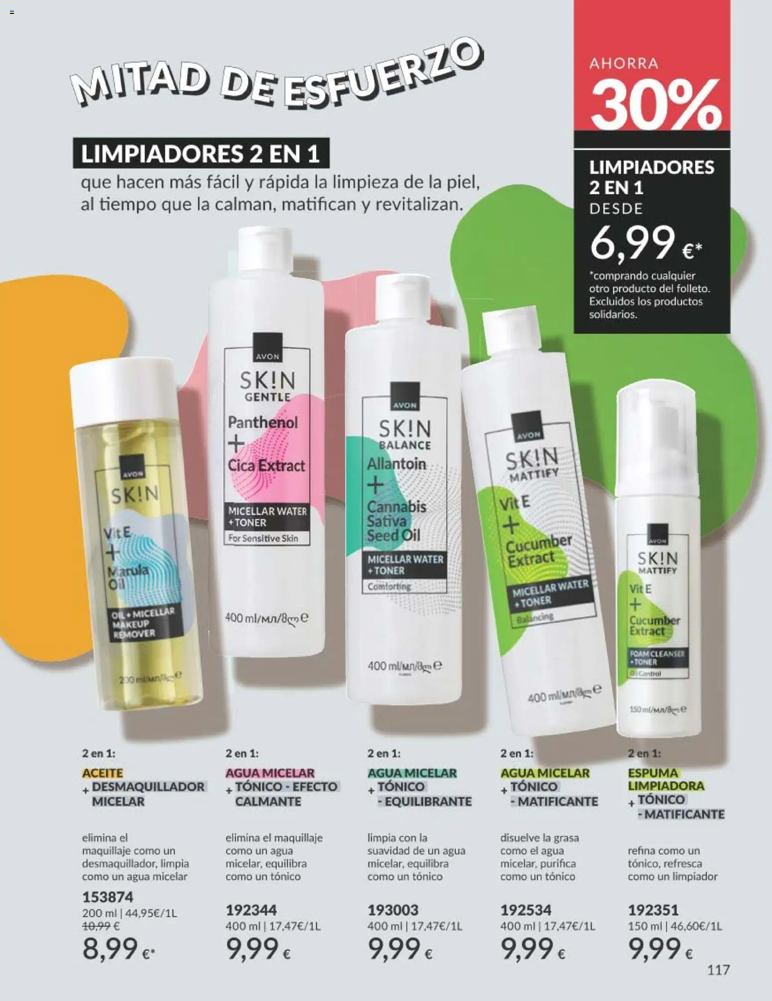 Catálogo AVON campaña 3 │ válido desde el 01.03.2026 | Página: 131 | Productos: Maquillaje, Aceite, Toner, Tónico matificante