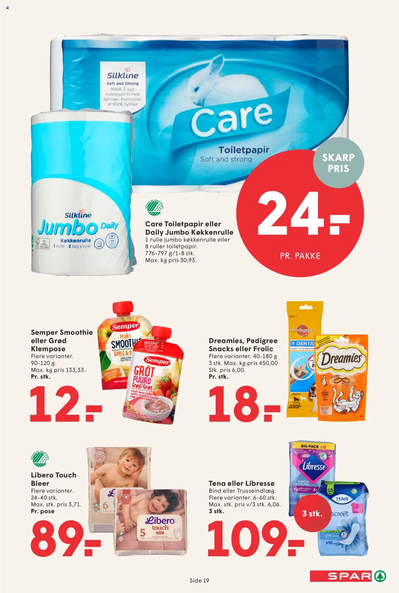 Spar Tilbudsavis gyldig fra 04.07.2025 | Side: 19 | Produkter: Smoothie