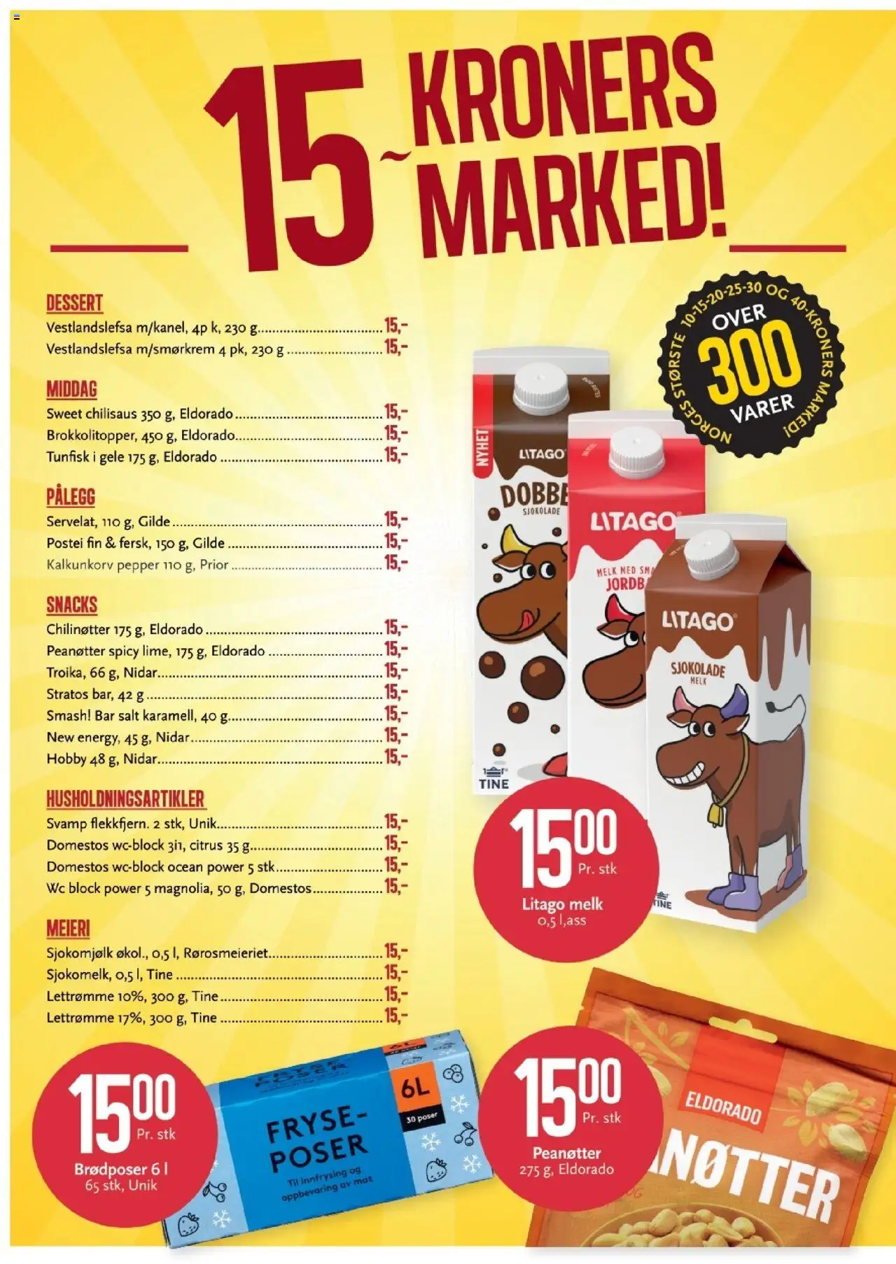  | Side: 6 | Produkter: Melk, Sjokolade, Nøtter, Peanøtter