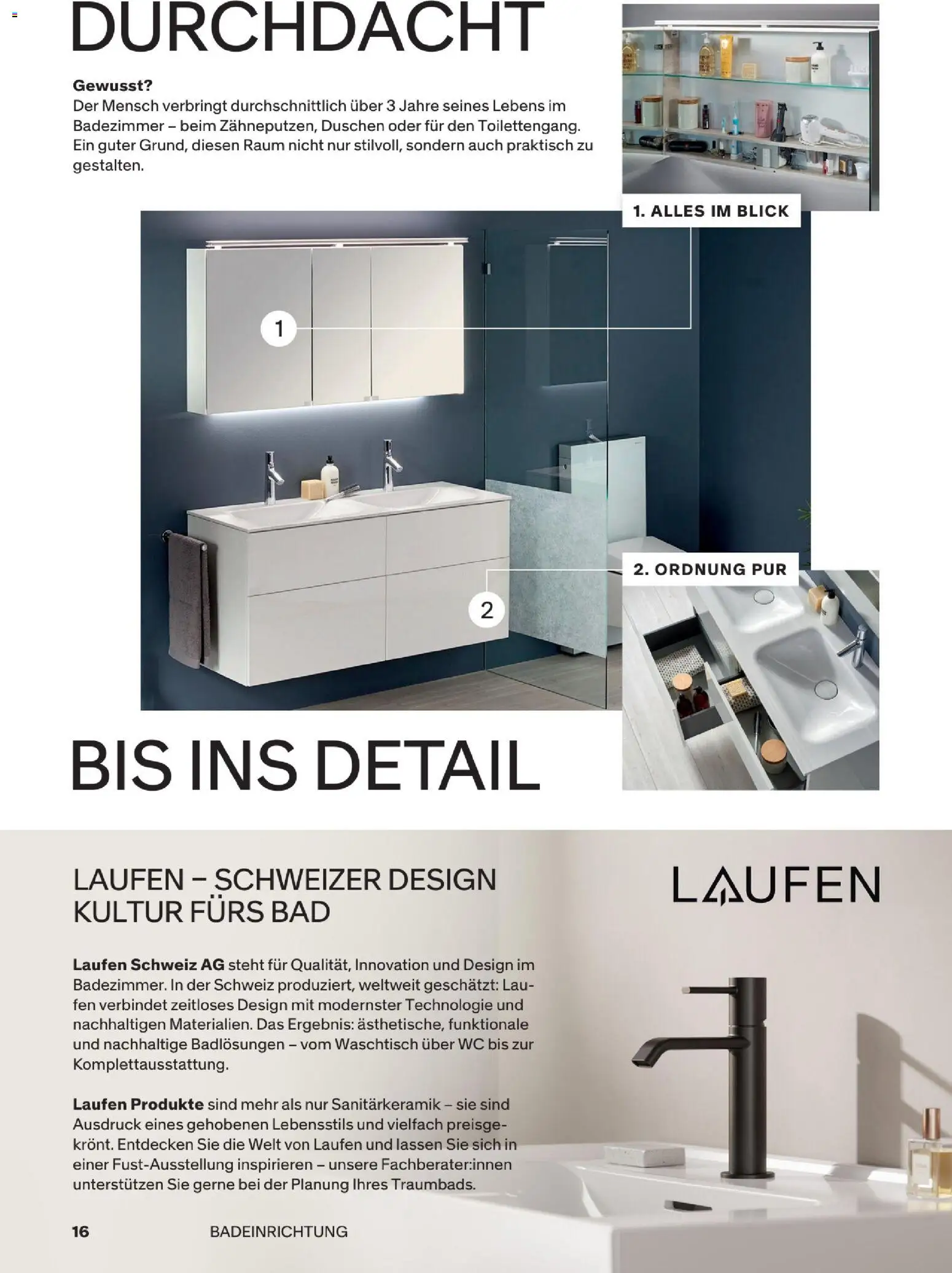 Fust Aktionen Küchen- und Badezimmerprospekt – gültig ab 27.12.2025 | Seite: 16 | Produkte: Waschtisch, Bad