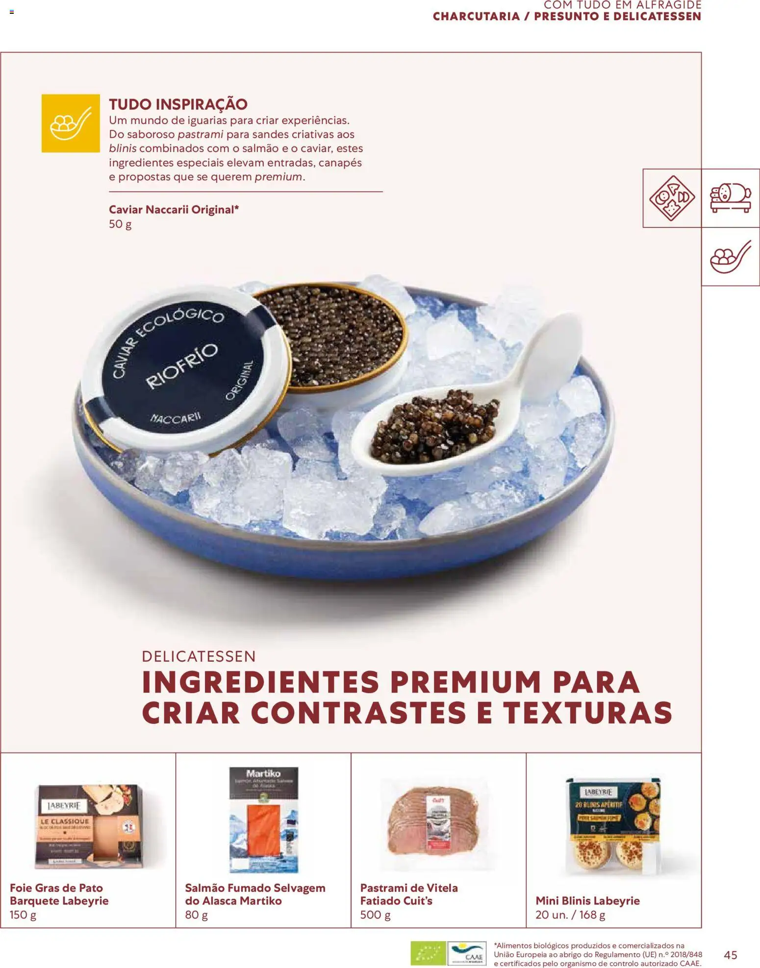 Recheio - Catálogo de Alfragide │ válido de 16.03.2026 | Página: 45 | Produtos: Vitela, Salmão, Presunto