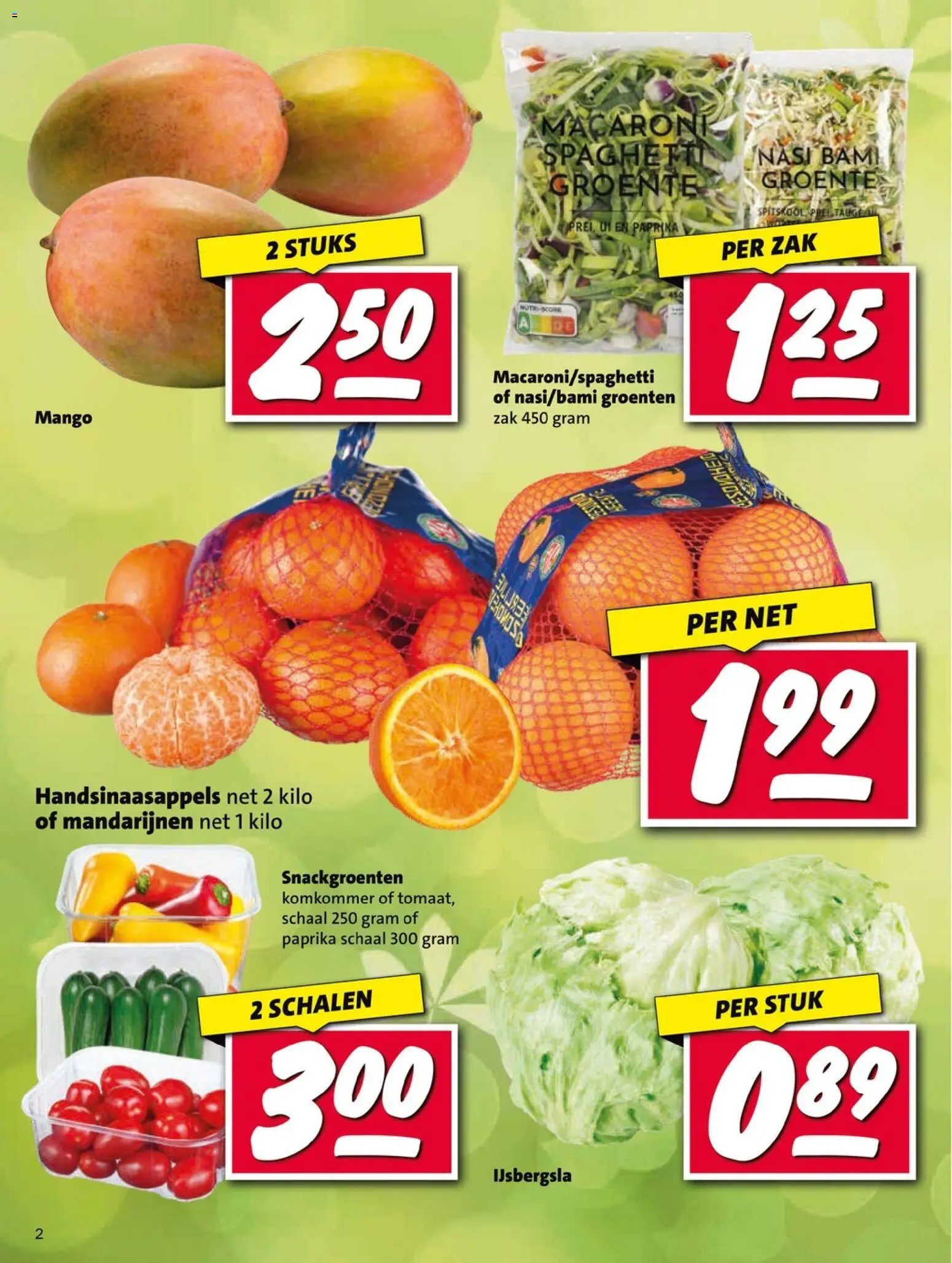 {H1} | Pagina: 2 | Producten: Ui, Komkommer, Zak, Kész piskótalap