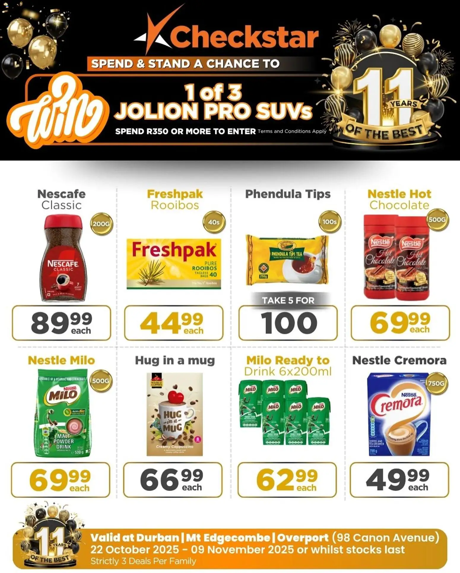 New Check Star catalogue – valid from 22.10.2025 | Page: 8 | Products: Creamer, Coffee, Chocolate, Mug