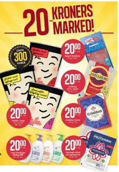 Forhåndsvisning av CC Mat kundeavis gyldig fra 27.10.2025 | Side: 9 | Produkter: Håndsåpe, Nudler, Bringebær, Тональний флюїд