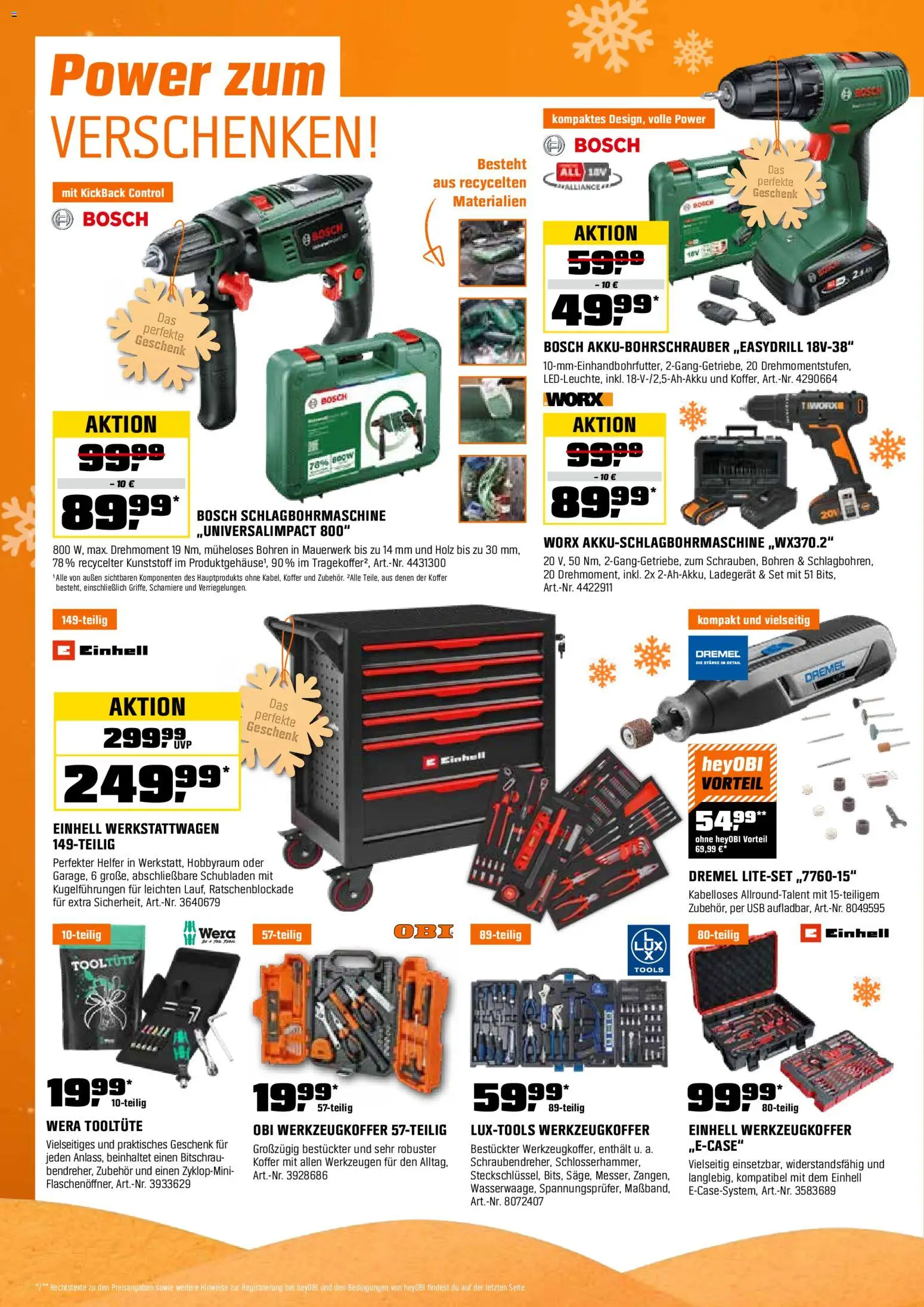 OBI Flugblatt gültig ab 14.12.2025 | Seite: 2 | Produkte: Koffer, USB