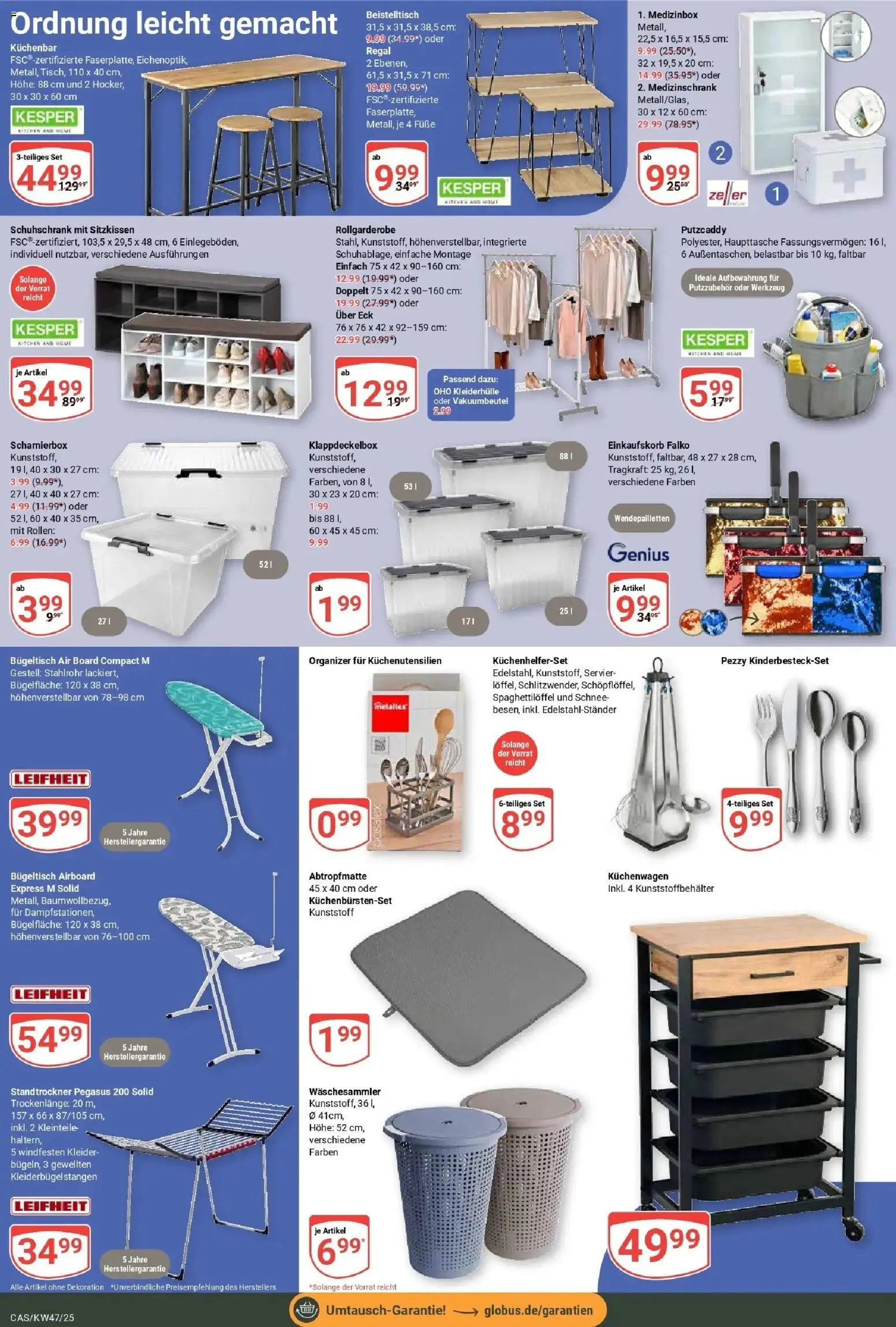 Globus prospekt Castrop-Rauxel	 – gültig ab 17.11.2025 | Seite: 22 | Produkte: Beistelltisch, Regal