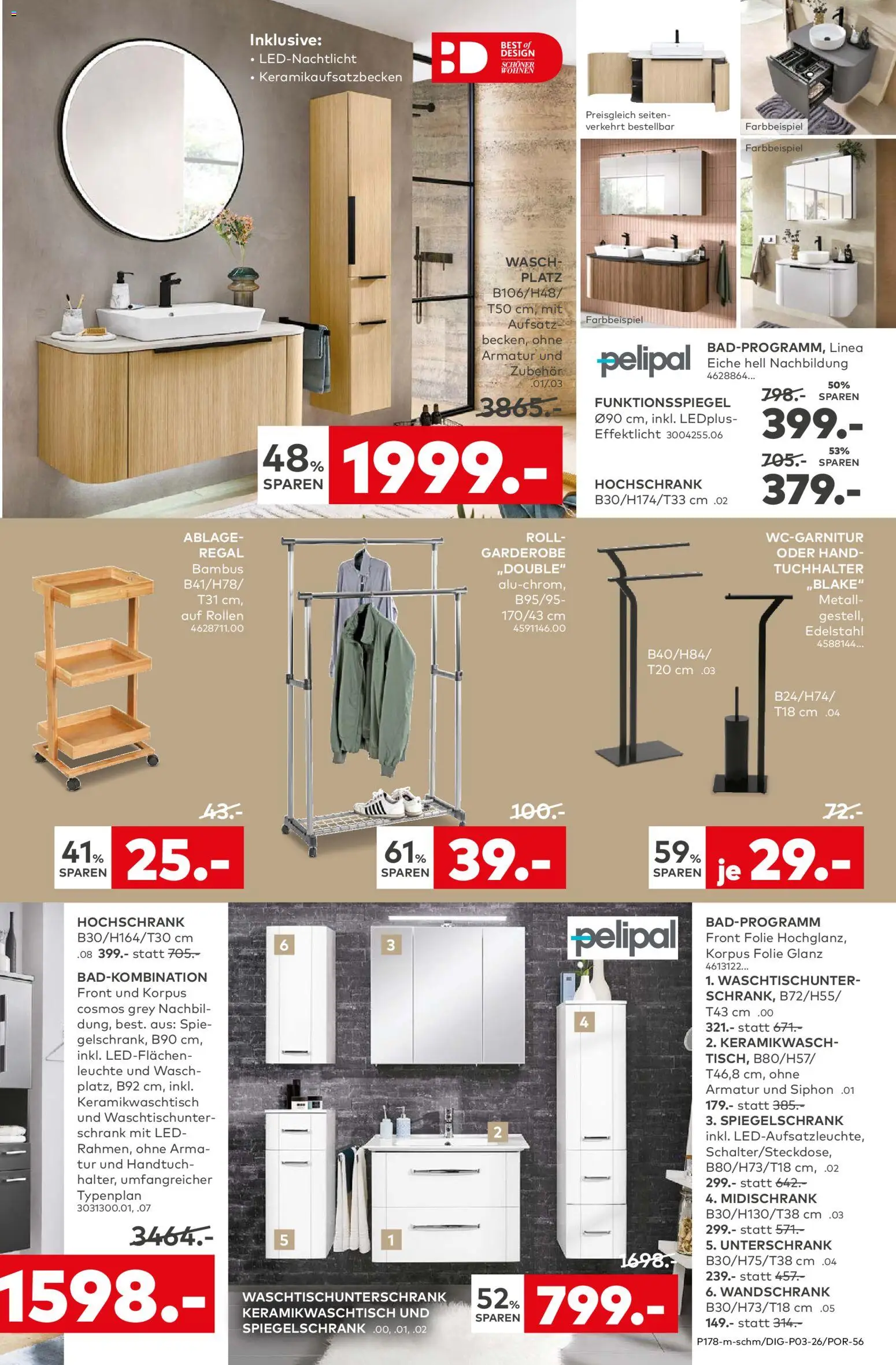 Porta! Küchentester gesucht: Jetzt bewerben und Küche zum halben Preis sichern - Aachen – gültig ab 05.01.2026 | Seite: 15 | Produkte: Schrank, Tür, Spiegelschrank, Unterschrank