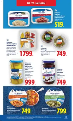 Rizzsel töltött szőlőlevél*, Rizzsel töltött szőlőlevél - amely érvényes a következő dátumtól: 19.02.2026 | Oldal: 55