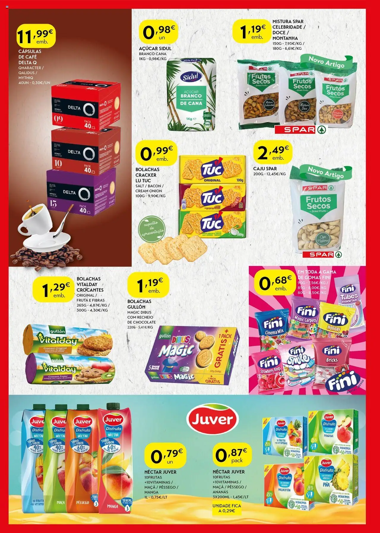 Spar folheto │ válido de 05.08.2025 | Página: 7 | Produtos: Delta q, Bolachas, Maça, Açúcar