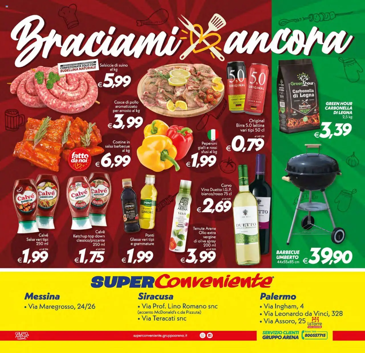 Volantino SuperConveniente del 12.08.2025 | Pagina: 24 | Prodotti: Birra, Salsa, Vino, Glassa