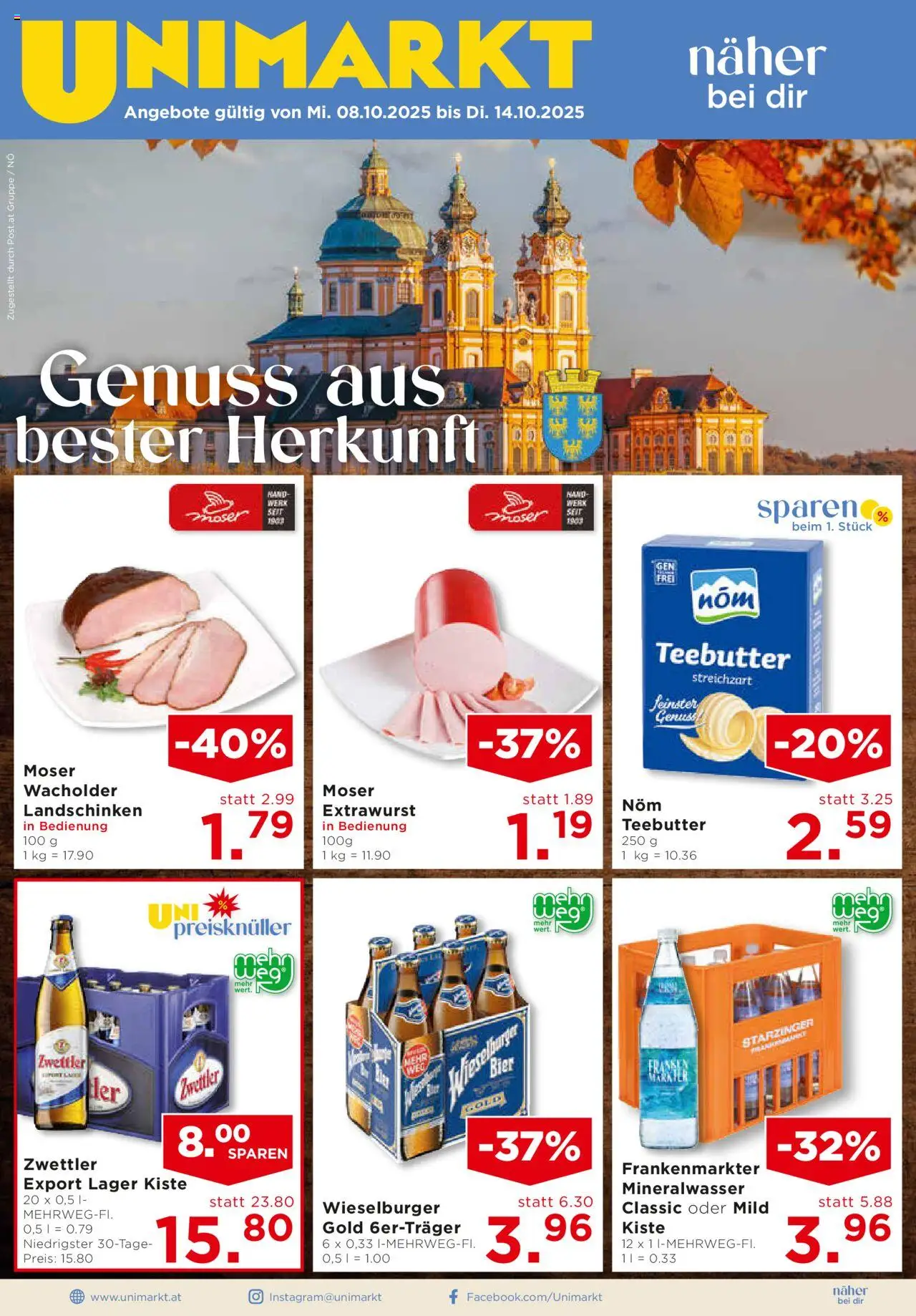 Unimarkt Nord gültig ab 08.10.2025 | Seite: 3 | Produkte: Bier