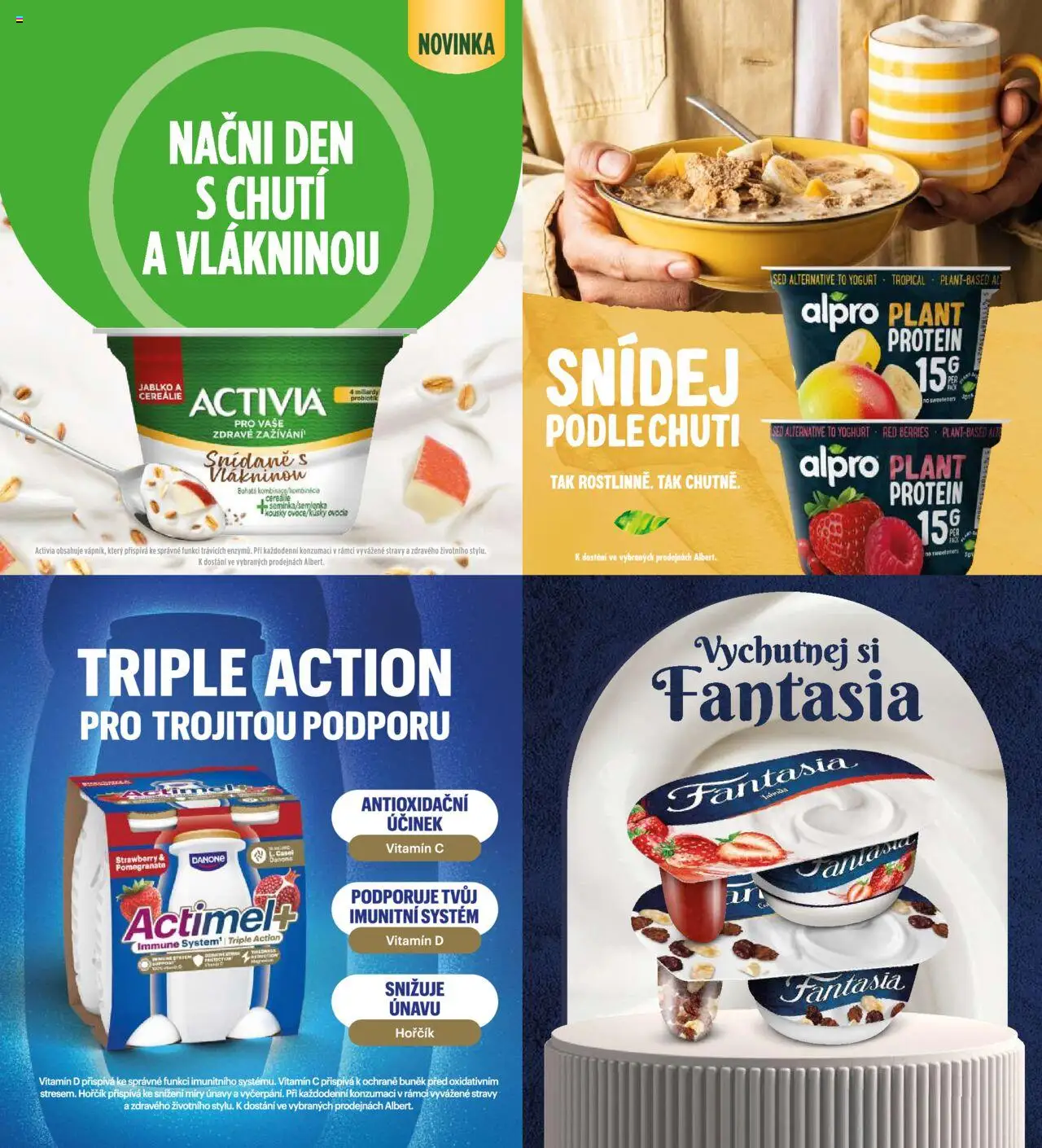 Albert magazín od 01.06.2025 | Strana: 50 | Produkty: Vitamin c, Hořčík, Vitamin D, Actimel