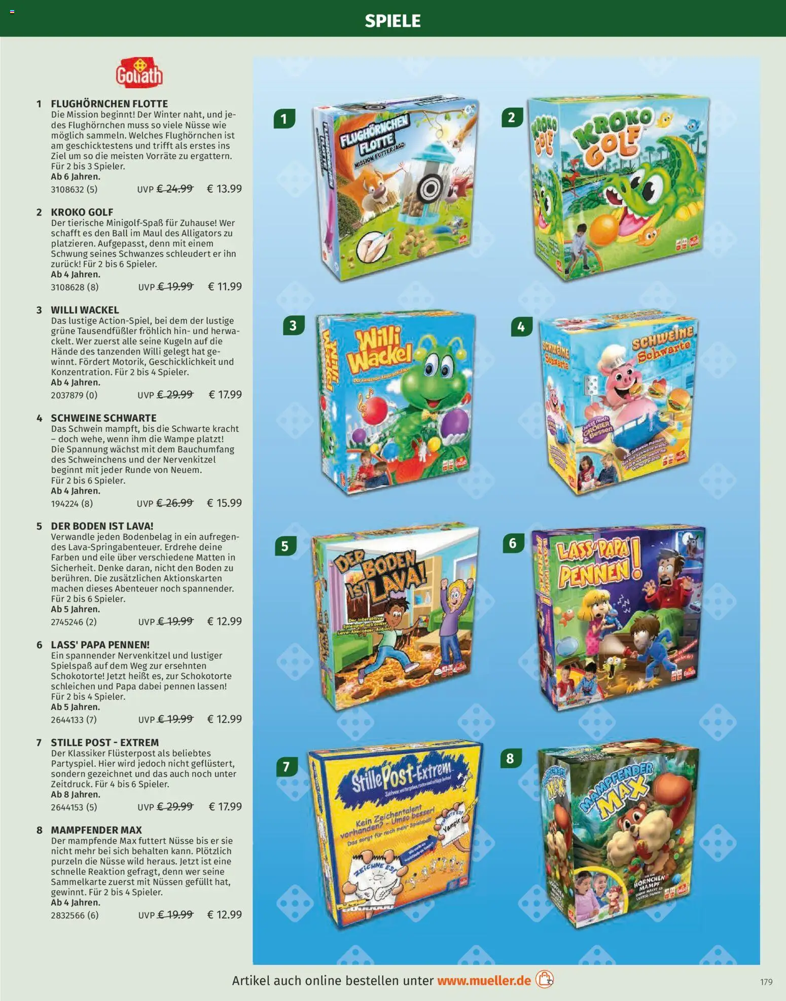 Müller Spielwarenkatalog – gültig ab 27.10.2025 | Seite: 179 | Produkte: Nüsse