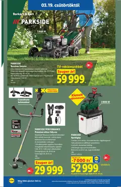 Lidl akciós újság - amely érvényes a következő dátumtól: 19.03.2026 | Oldal: 24