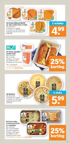 Albert Heijn folder week  / de la semaine 4 - Voorbeeld van een folder van Albert Heijn, geldig van 19.01.2026 | Pagina: 19 | Producten: Zalm, Mozzarella, Kip, Spinazie