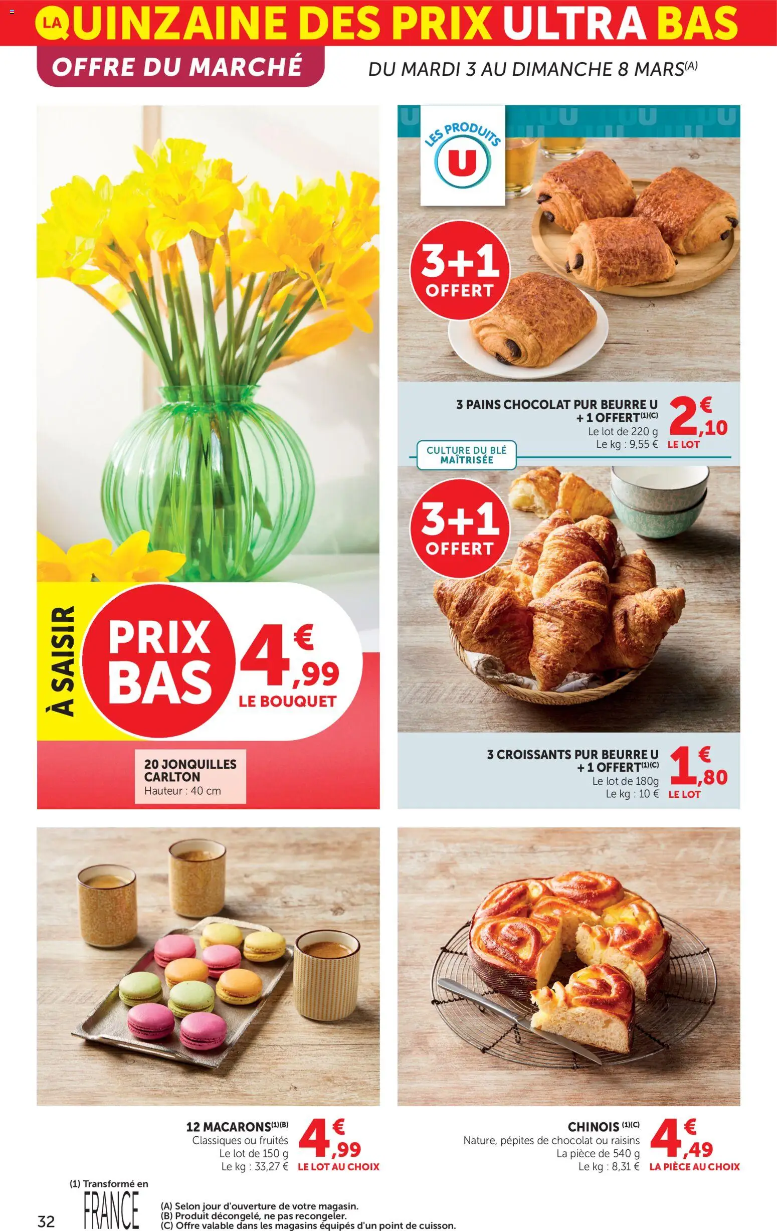 {H1} | Page: 32 | Produits: Pépites de chocolat, Beurre, Chocolat