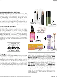 AHAVA PRETINOL™ SERUM, Gibt der Haut ihr jugendliches Strahlen zurück und bekämpft ein müdes Erscheinungsbild. pRetinol™ nutzt die Prä-Retinol-Eigenschaften der Dunaliella-salina-Alge aus dem Toten Meer, einer natürlichen hautverträglichen Retinolquelle. ab 01.01.2026 gültig | Seite: 39 | Produkte: Leinöl, Creme, Fisch, Serum