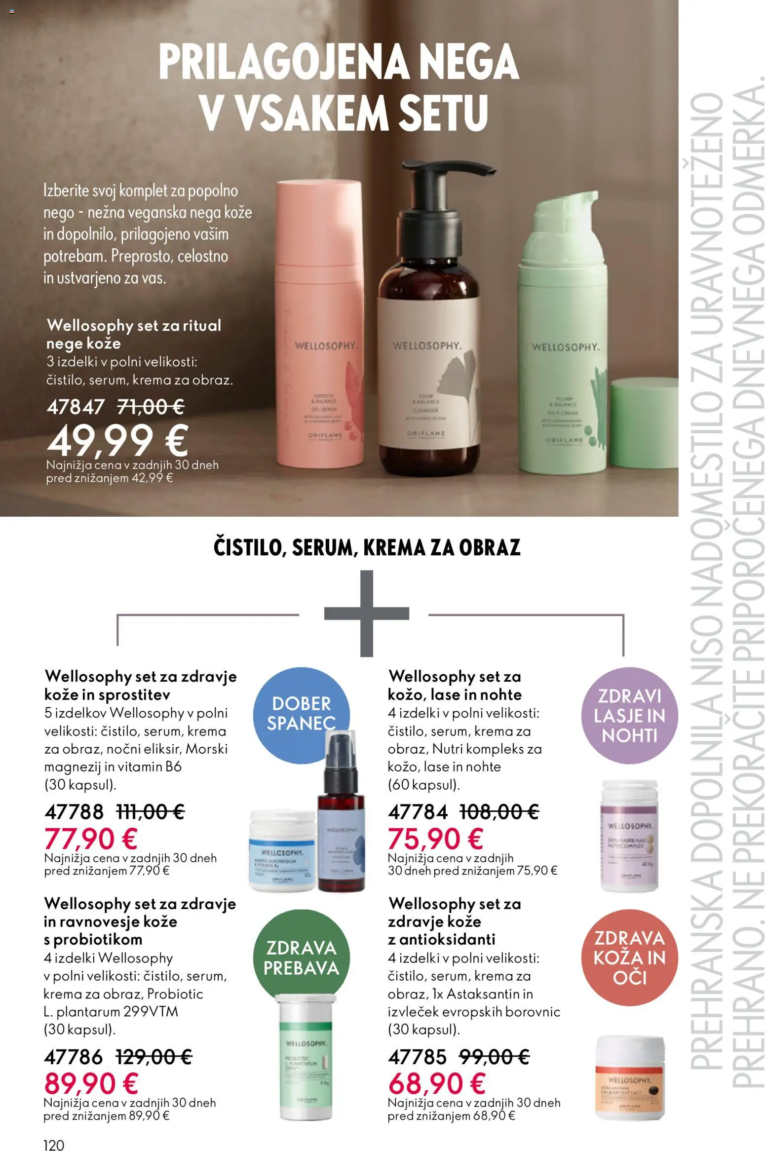 Novi Oriflame katalog ponudbe – veljaven od 19.11.2025 | Stran: 120 | Izdelki: Prehranska dopolnila, Krema, Krema za obraz