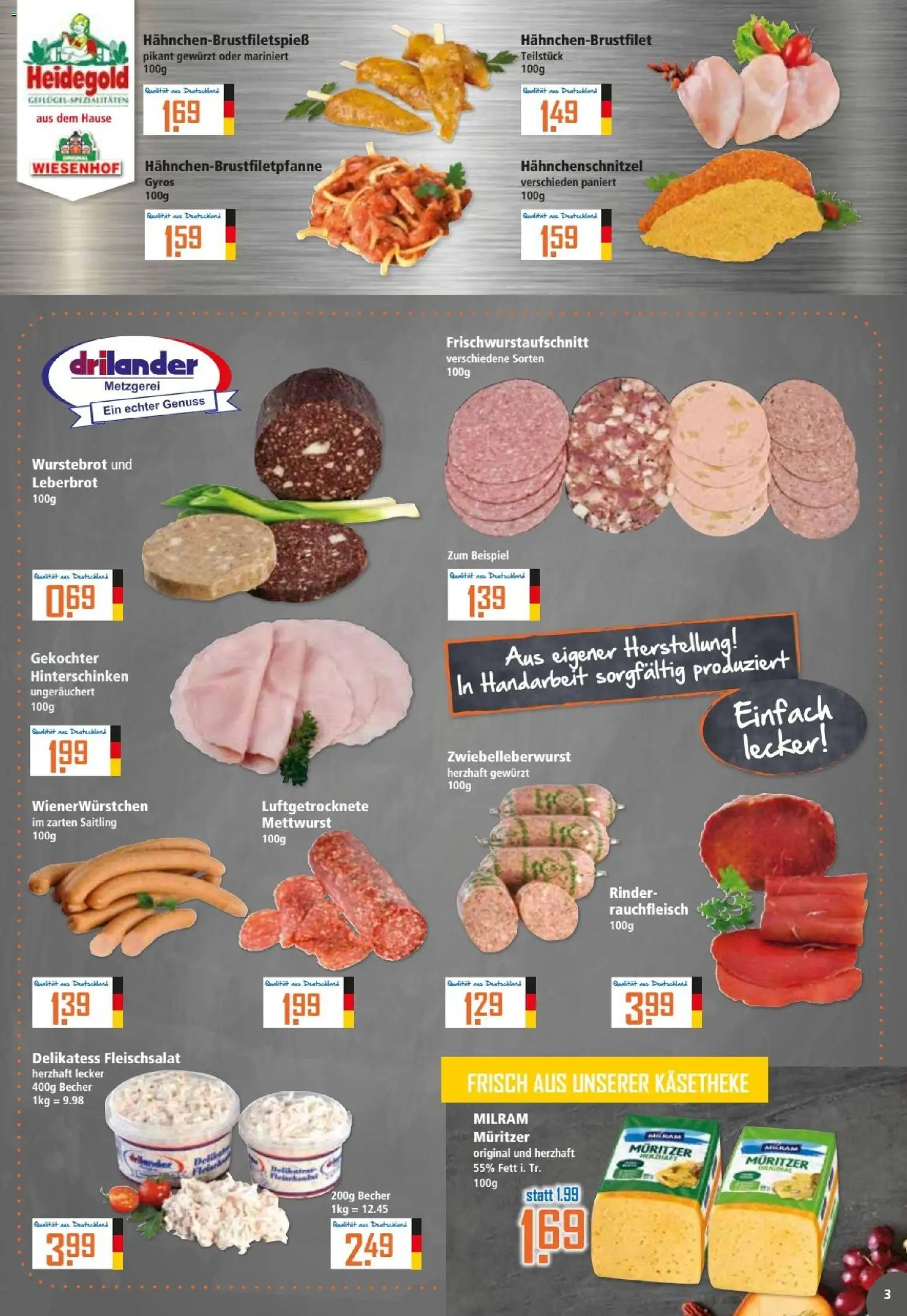 Klaas & Kock Prospekt – gültig ab 12.01.2026 | Seite: 3 | Produkte: Gyros, Milram