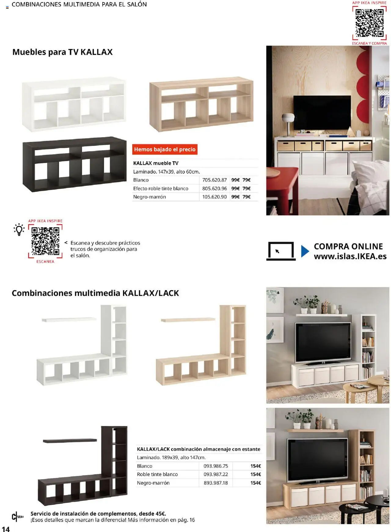 Catálogo IKEA Kallax │ válido desde el 04.02.2025 | Página: 14 | Productos: Tinte, Muebles, Almacenaje, Estante