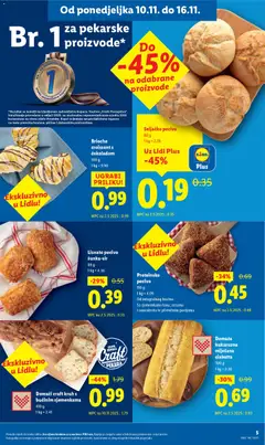 Seljačko pecivo, Seljačko pecivo, 80 g - Pregled kataloga iz trgovine Lidl, vrijedi od 10.11.2025 | Stranica: 5 | Proizvodi: Pekara, Kruh, Pecivo