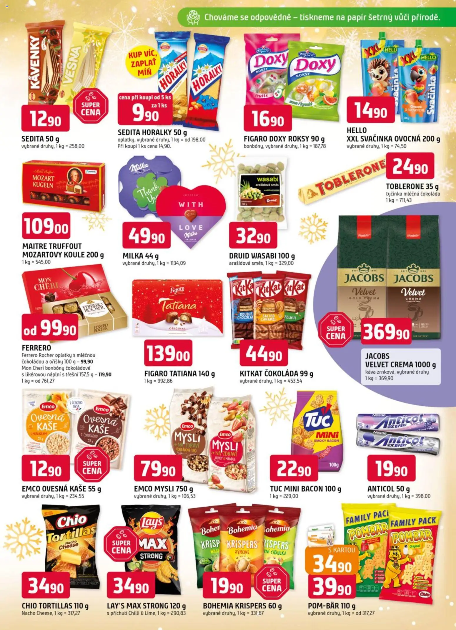 Trefa leták od 17.12.2025 | Strana: 7 | Produkty: Mon Chéri, Horalky, Mandle, Lay's