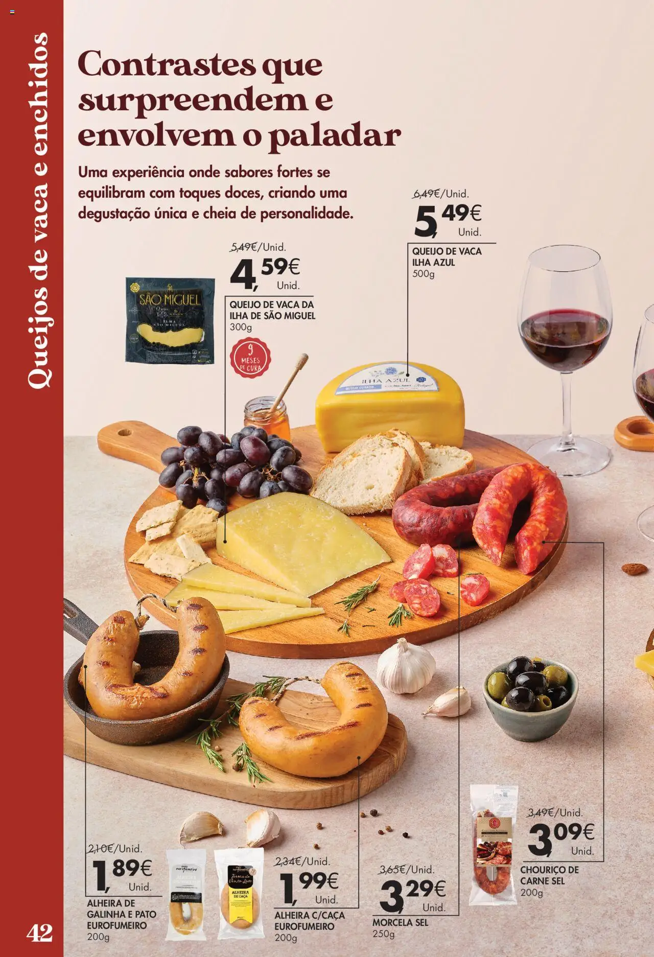 Pingo Doce - Vinhos e Sabores de Portugal Grandes │ válido de 09.09.2025 | Página: 42 | Produtos: Queijo, Chouriço, Carne, Alheira