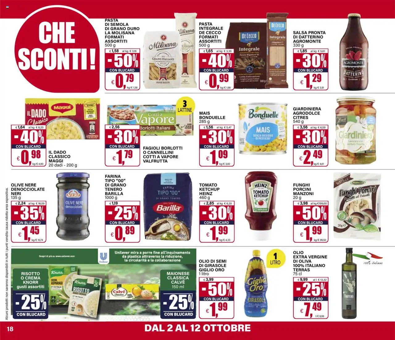 Volantino Il Gigante del 02.10.2025 | Pagina: 20 | Prodotti: Fagioli, Olio, Olive, Funghi