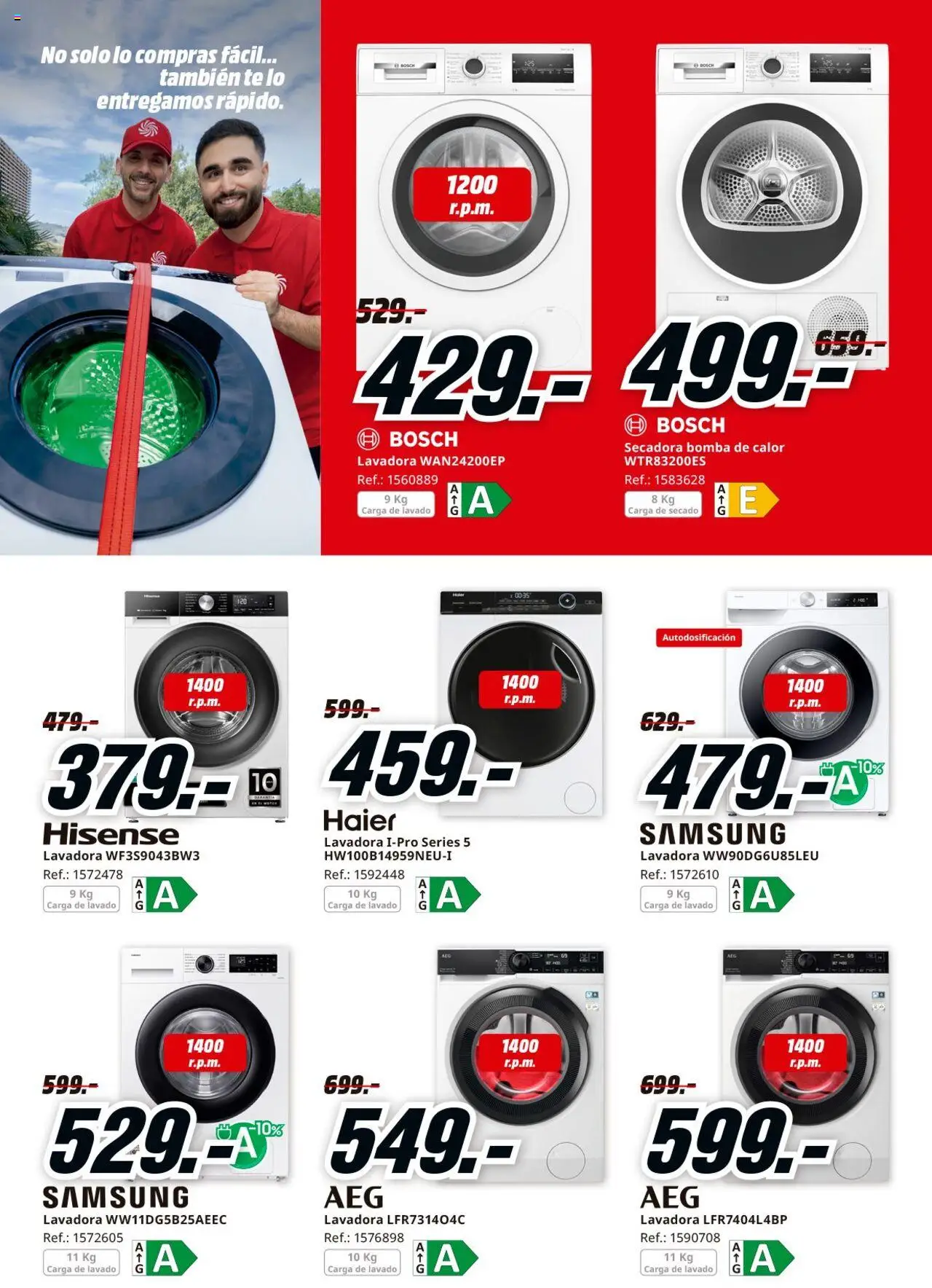 Media Markt folleto │ válido desde el 08.10.2025 | Página: 11 | Productos: Té, Lavadora, Secadora