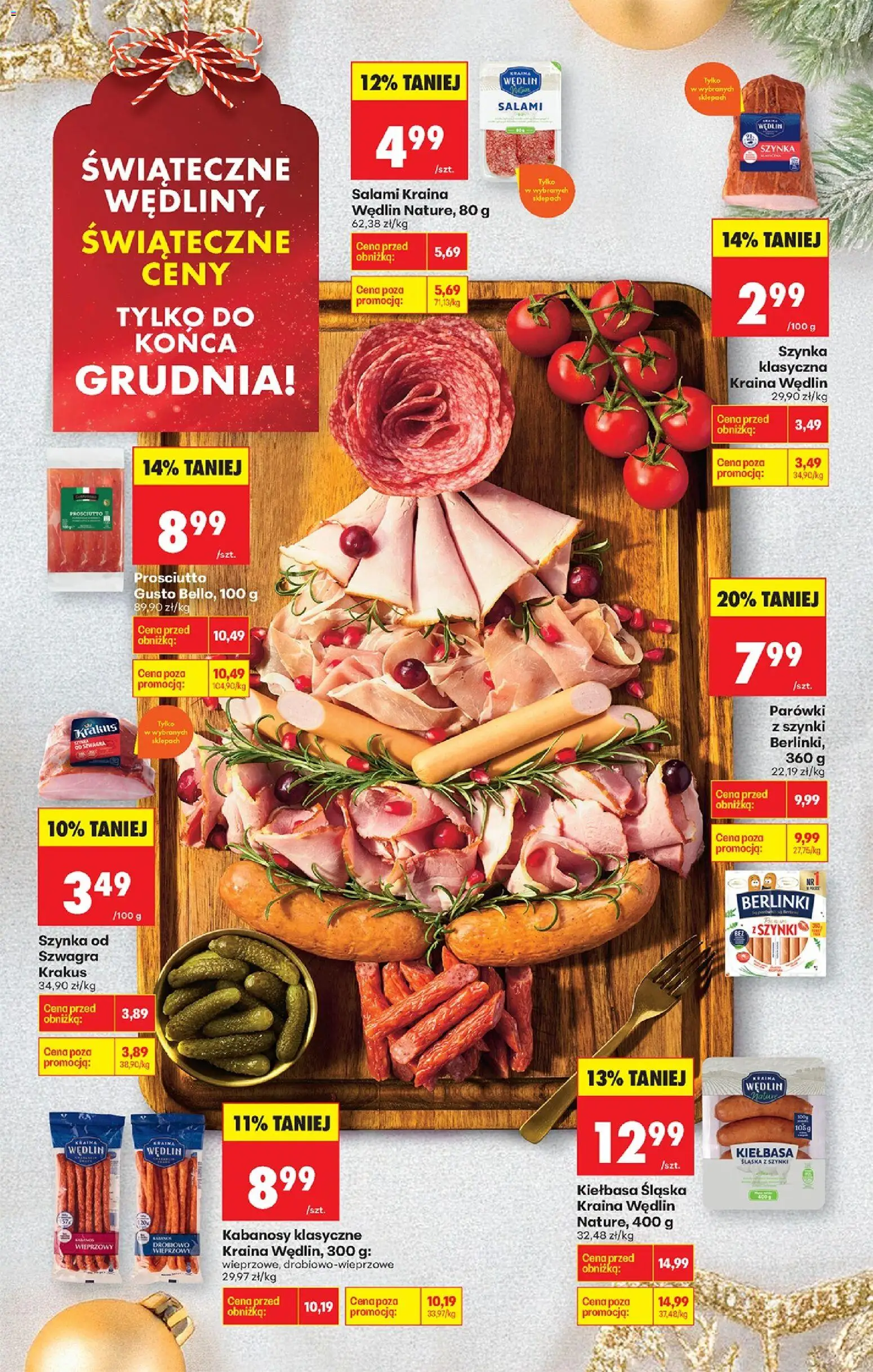 Biedronka gazetka od 29.12.2025 | Strona: 82 | Produkty: Parówki, Szynka, Prosciutto, Salami