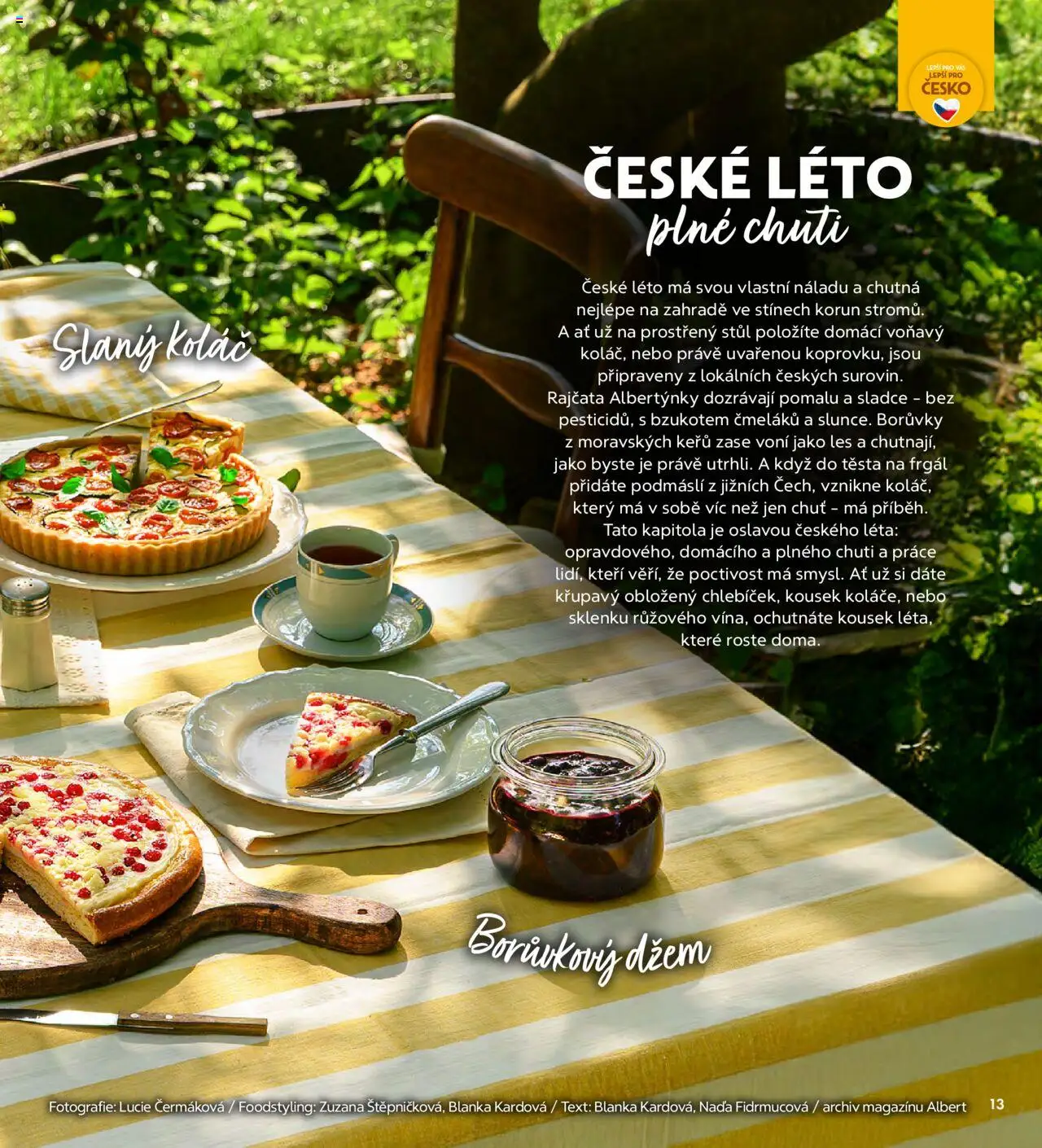 Albert magazín od 01.07.2025 | Strana: 13 | Produkty: Rajčata, Borůvky, Podmáslí, Stůl