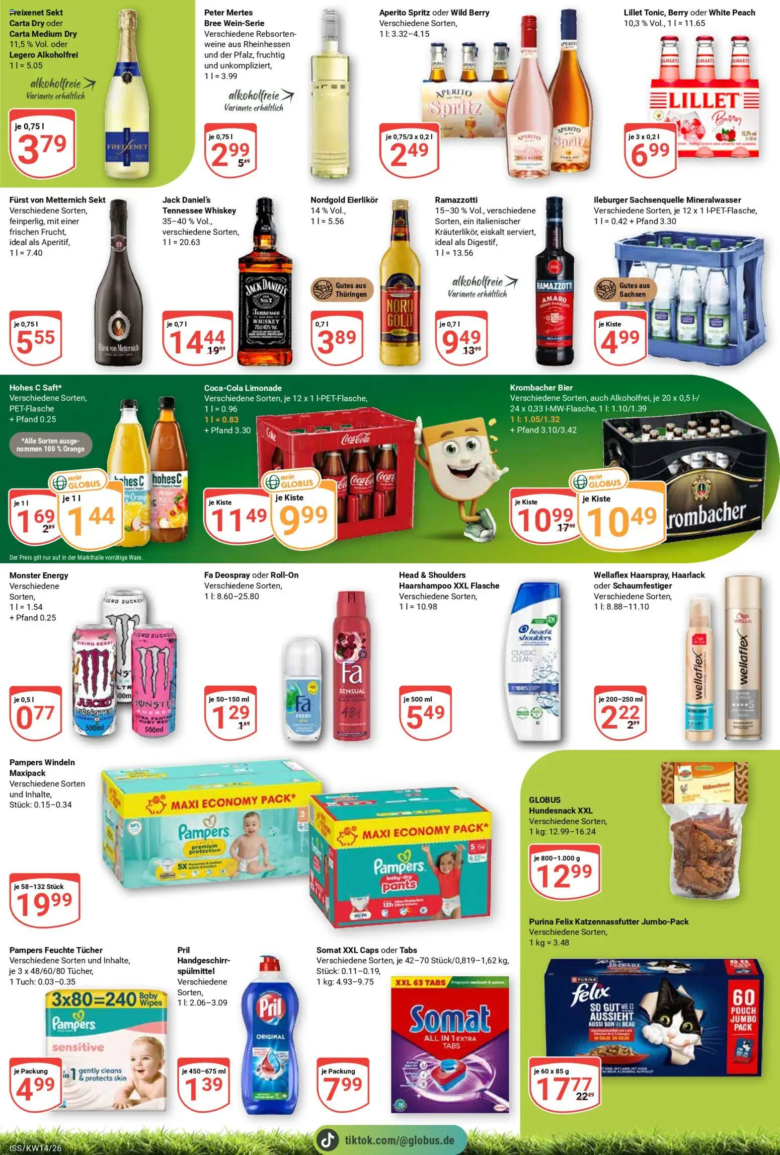 Globus Prospekt 	 – gültig ab 30.03.2026 | Seite: 9 | Produkte: Head & shoulders, Mineralwasser, Krombacher, Hohes c