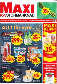 ICA Maxi - Huddinge - Förhandsvisning av reklamblad från butik ICA Maxi aktuell från 30.12.2025