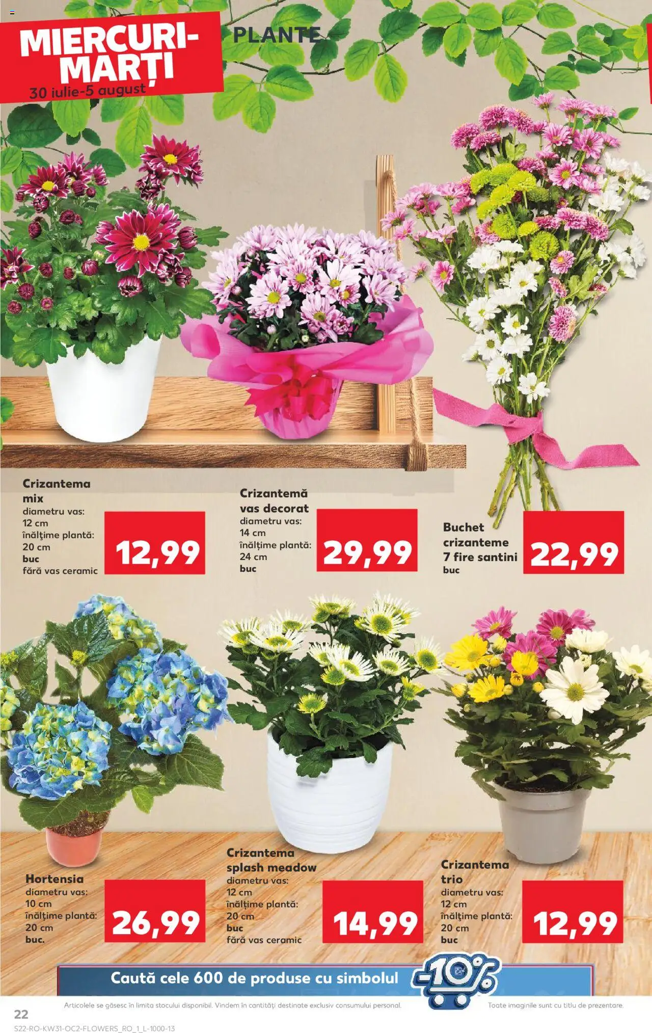 Kaufland RO akciós ujság - amely érvényes a következő dátumtól: 30.07.2025 | Oldal: 22