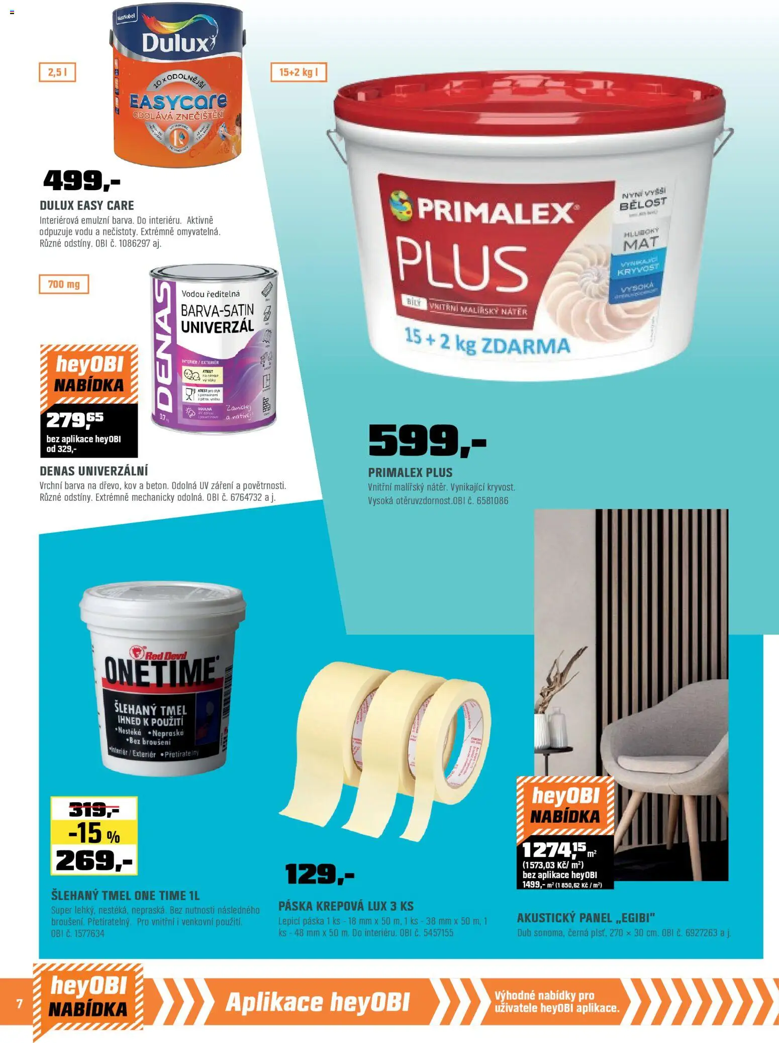 OBI leták od 01.02.2026 | Strana: 8 | Produkty: Primalex