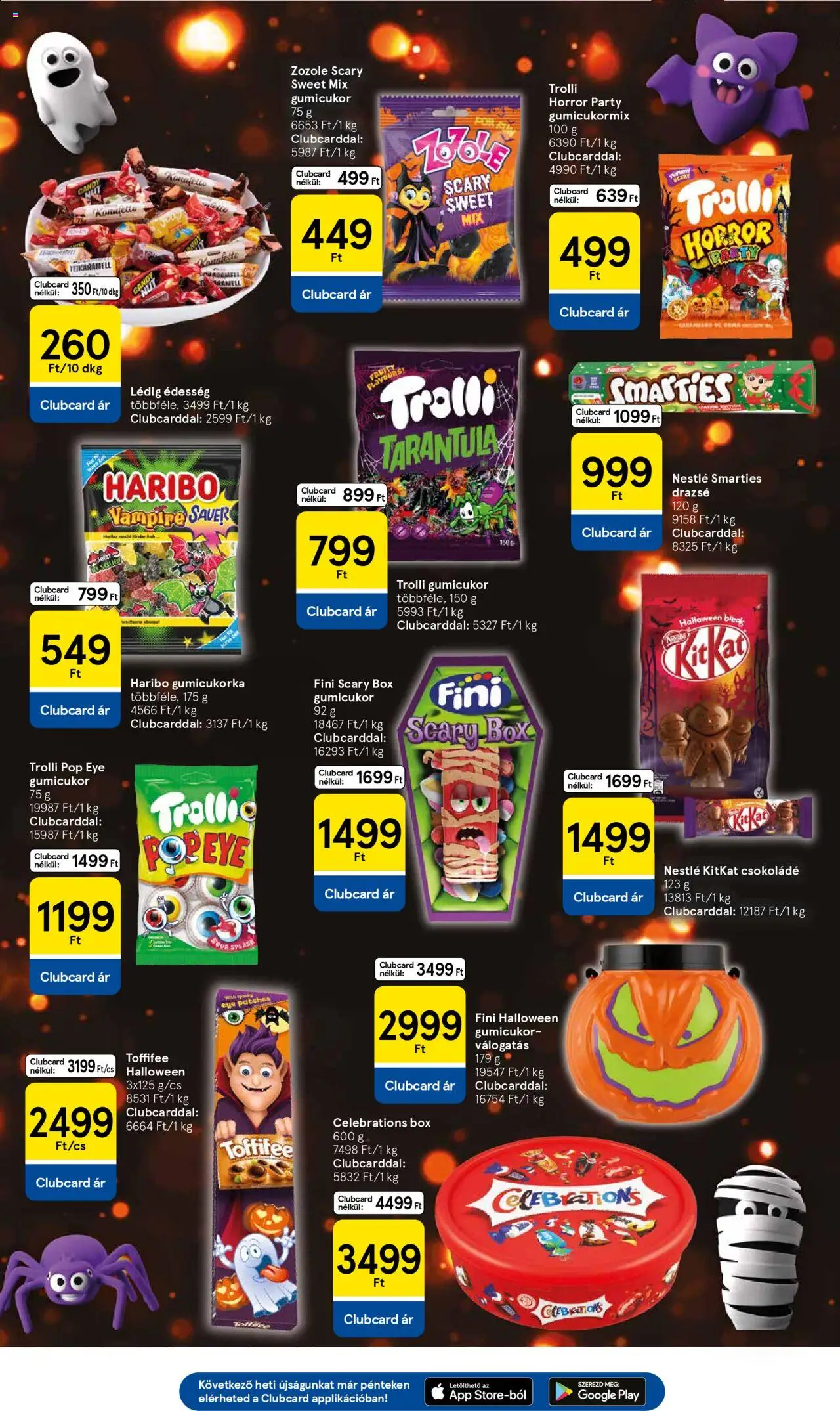 Tesco akciós ujság - amely érvényes a következő dátumtól: 21.10.2025 | Oldal: 13 | Termékek: Édesség, Drazsé, Toffifee, Csokoládé