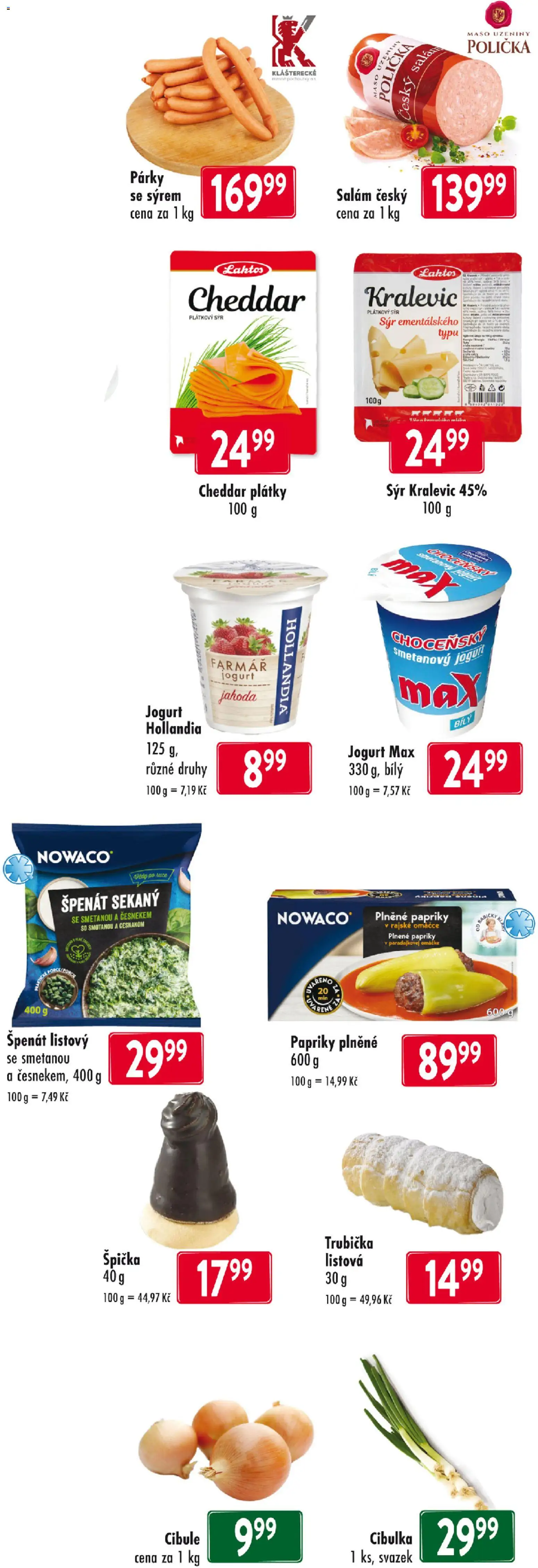 Astur & Qanto leták od 26.02.2026 | Strana: 3 | Produkty: Polička, Špenát, Uzeniny, Maso