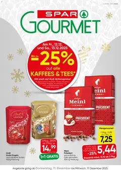 SPAR Gourmet Flugblatt - Burgenland ab 11.12.2025 gültig