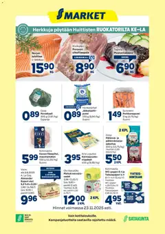 S-market-mainoslehti voimassa 19.11.2025 alkaen