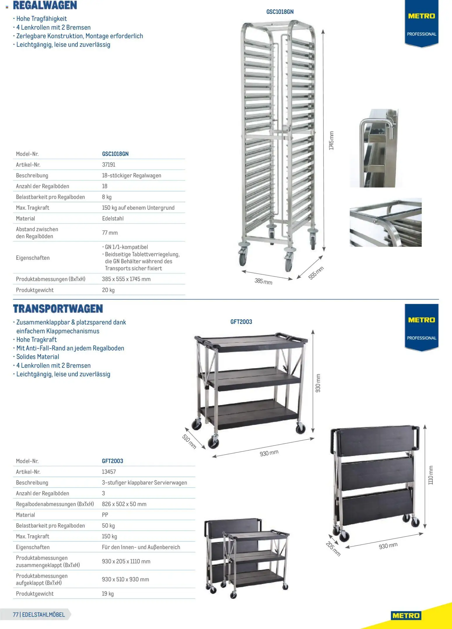 Metro Gastrogeräte gültig ab 23.02.2026 | Seite: 77