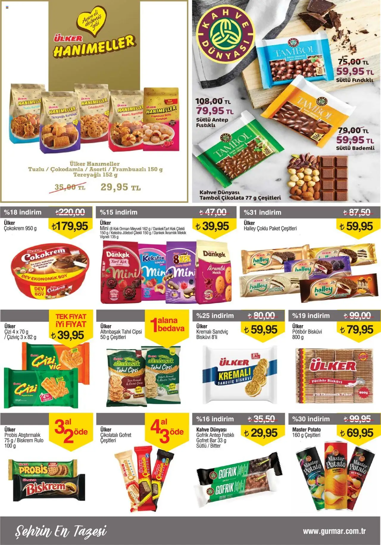 Gürmar Katalog - 01.08.2025 tarihinden itibaren geçerlidir | Sayfa: 11 | Ürünler: Gofret, Çikolatalı gofret, Çikolata, Bisküvi