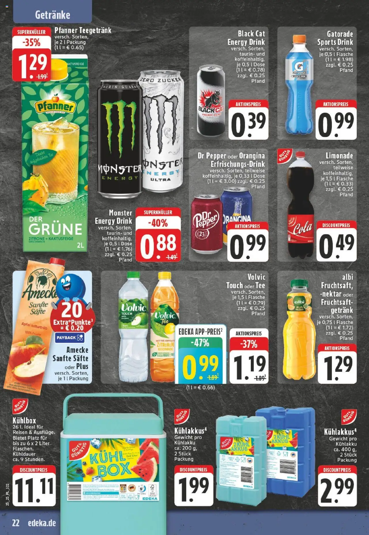 Edeka prospekt Titz	 - gültig ab dem 15.06.2025 | Seite: 22 | Produkte: Gewicht, Äpfel, Limonade, Zitrone